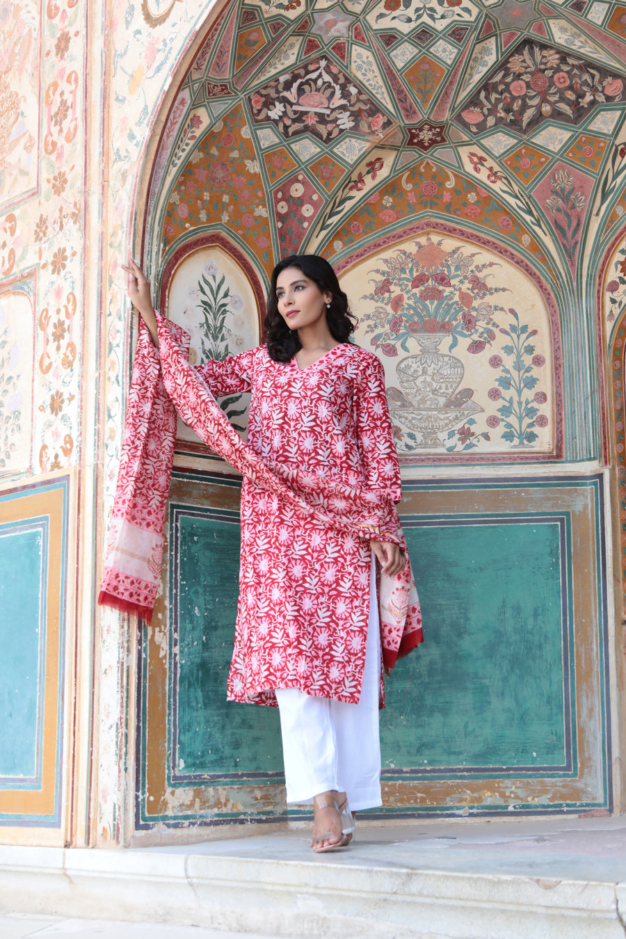 Chaap ae Gulistaan -  Kurta Set