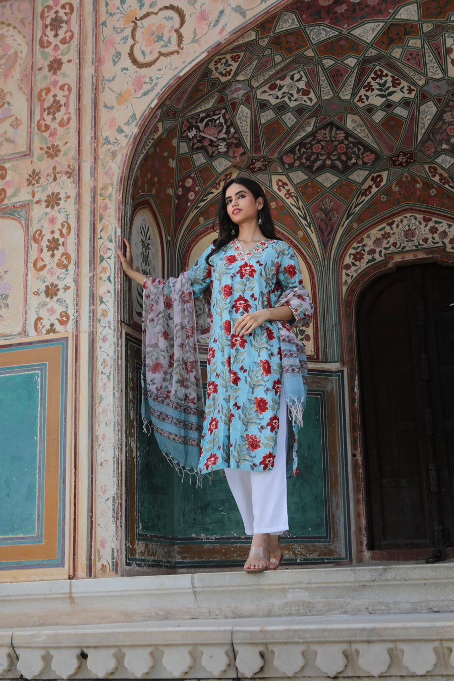 Chaap ae Gulmohar - Kurta Set