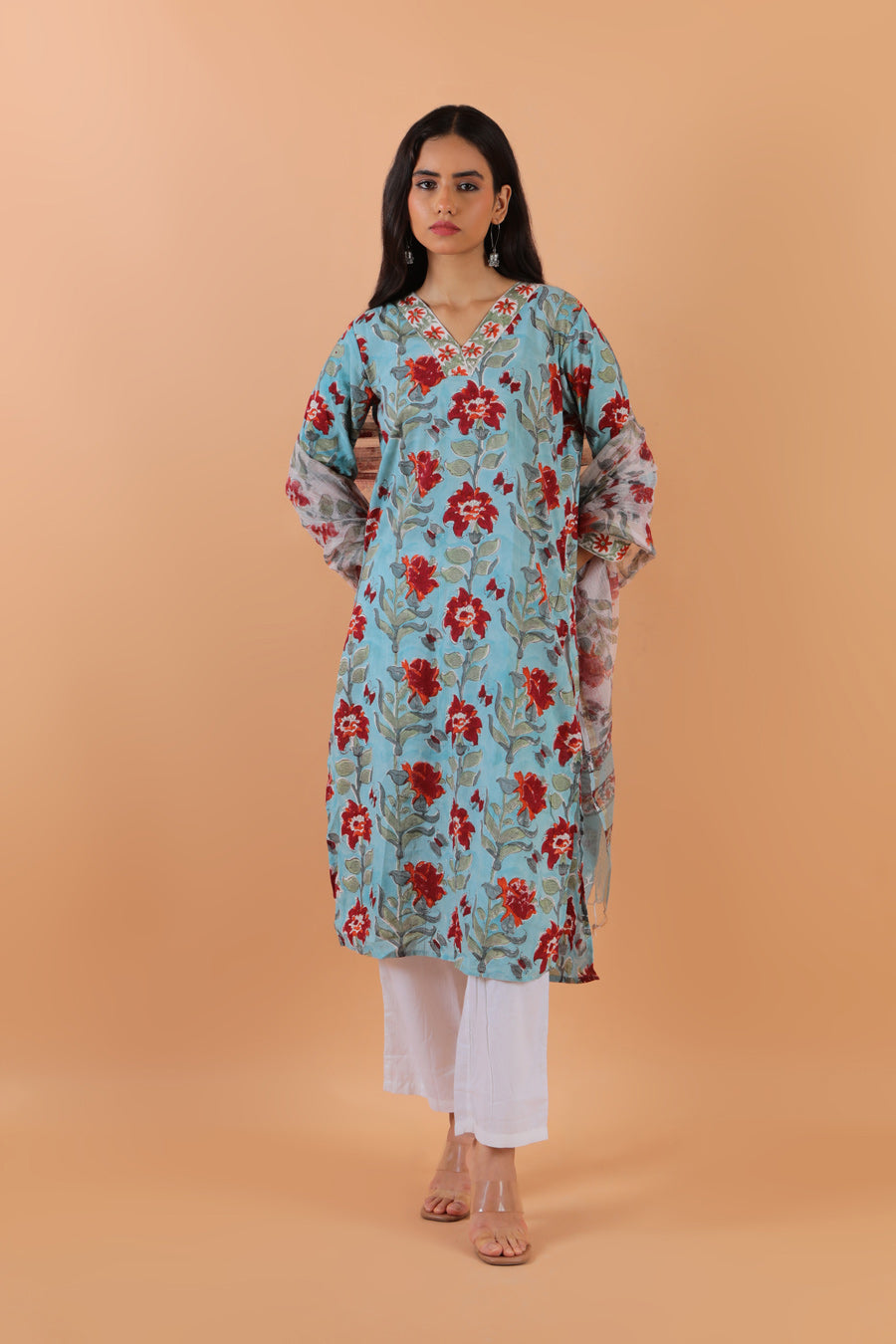 Chaap ae Gulmohar - Kurta Set