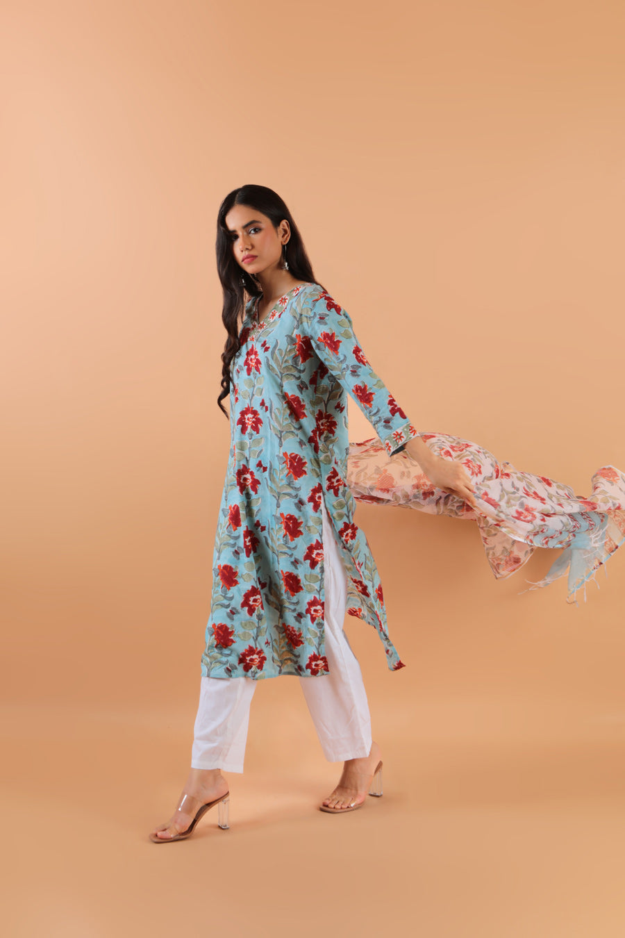 Chaap ae Gulmohar - Kurta Set