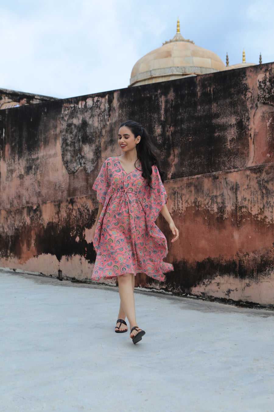 Gulabi Leher - Kaftan