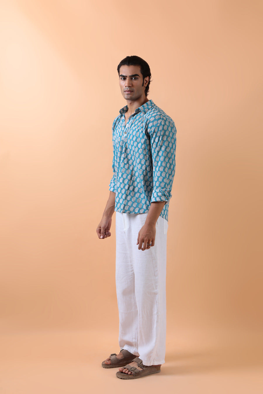 Teal Route – Men’s Shirt