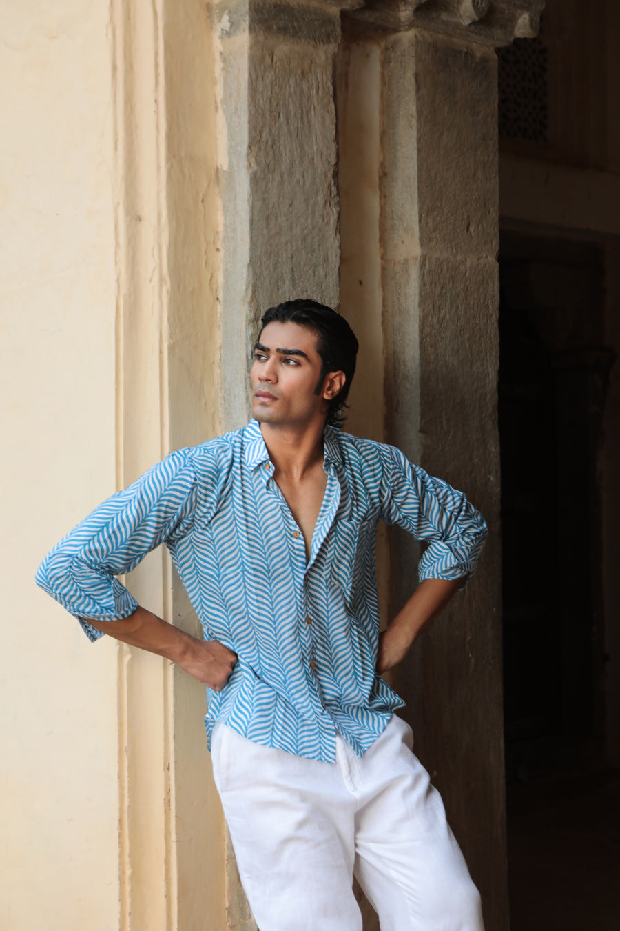 Wander Blue  – Men’s Shirt